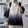 Load image into Gallery viewer, [Koniriki Series]★Shirt★ 3color Short Sleeve Shirt Gradient Tops Unisex Men's Casual
