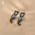 Load image into Gallery viewer, [HUAJI Series] ★Earrings★ Pair Earrings Ladies Accessories Cat Cat Cat Cute Unique Design
