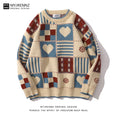 Load image into Gallery viewer, [MYJRENNZ Series] ★Sweater★ 2color Tops Christmas Unisex Men's Hat Plaid Pattern
