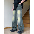 Load image into Gallery viewer, [CHAOMEICHEN Series] ★Denim Pants★ Distressed Bottoms Trousers Men's Large Size Blue
