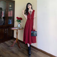 Load image into Gallery viewer, [Dong Xiaojie Series] ★One Piece★ Fake Layered 3color Large Size Brown Black Wine Red
