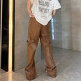 Load image into Gallery viewer, [G33 Series]★Pants★ 2color Denim Pants Bottoms Unisex Men's Large Size Black Brown Stylish
