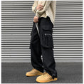 Load image into Gallery viewer, [BIGEMAN Series] ★Casual Pants★ 2color Bottoms Pants Men's Large Size Red Black
