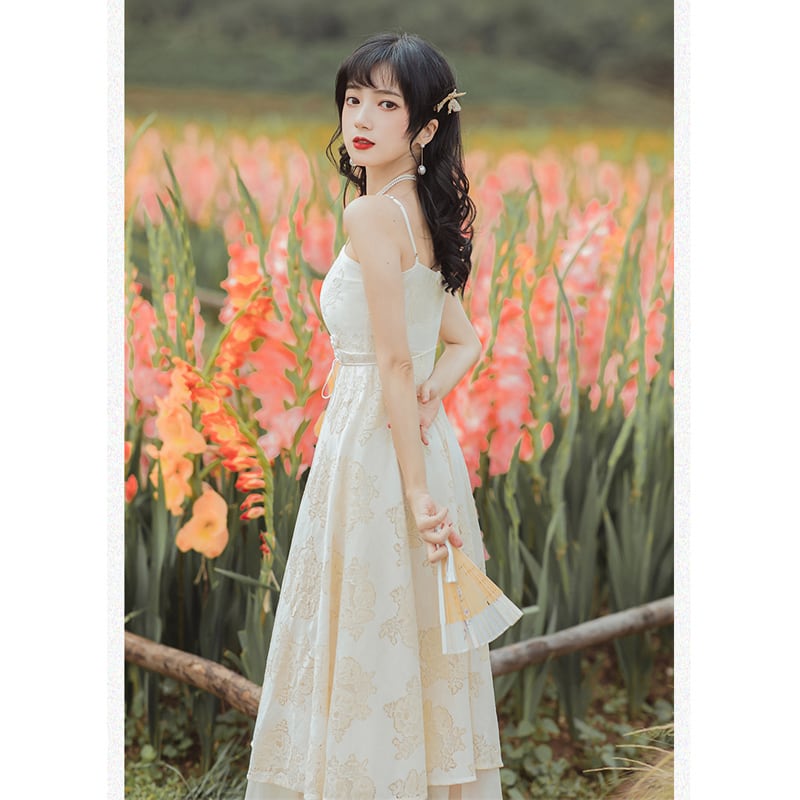 [Bonkaman Series] ★China-style dress★ Improved cheongsam dress, elegant wedding date, chinese button SML