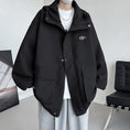 Load image into Gallery viewer, [YOULIN Series]★Jacket★ 3color Unisex Men's Large Size Casual with Hat Black White Green
