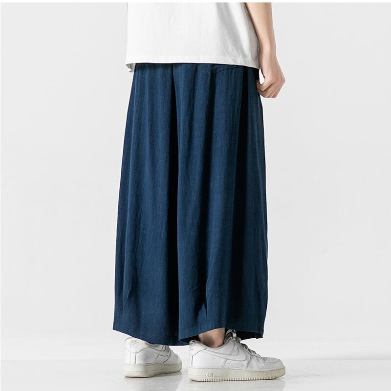 [JUNYI Series]★Casual Pants★ 3color Bottoms Chinese Style Pants Men's Large Size Plain Simple