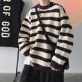 Load image into Gallery viewer, [Gyoshoen Series]★Sweater★ 4color knit tops Unisex Men's Horizontal striped pattern Casual Color scheme
