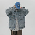 Load image into Gallery viewer, [FKZ Series]★Jacket★ 2color Outer Denim Jacket Unisex Men's Loose Spring Clothes Jeans
