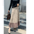 Load image into Gallery viewer, [Kaederin Series] ★Knit Skirt★ 3color Bottoms Slimming Elastic Waist Stylish Black Gray Light Brown
