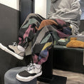 Load image into Gallery viewer, [GANGSHAO Series]★Pants★ 2color Casual Pants Graffiti Large Size Unisex Men's Fashion
