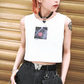 Load image into Gallery viewer, [Kokaishan---Rakkagin Series] ★China style camisole★ 2color tank top tops Easy to match black and white
