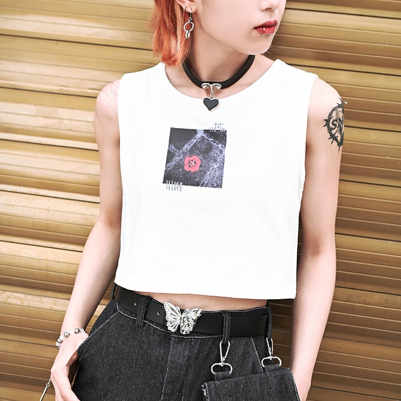 [Kokaishan---Rakkagin Series] ★China style camisole★ 2color tank top tops Easy to match black and white