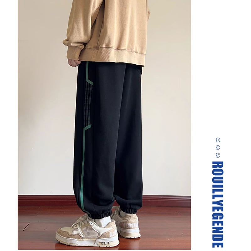 [SENSU Series] ★Casual Pants★ Brushed lining 3color Bottoms Trousers Unisex Men's Large Size Sports Style Easy to Match