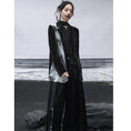 Load image into Gallery viewer, [Da Qinglong Shu Series] ★China style outerwear★ Bamboo bamboo pattern velvet blazer Chinese clothing color scheme black black
