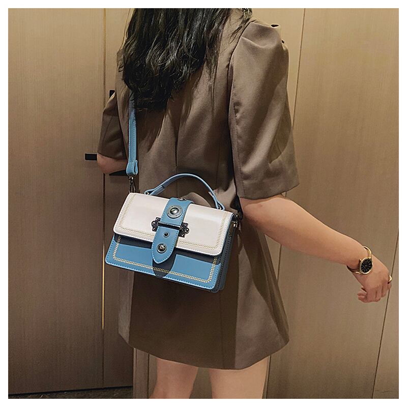 [2060 series]★Shoulder bag★ 4color Green or yellow or black or blue Commuting OL Date Simple Fashion