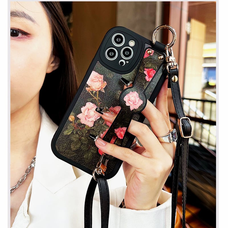 [YOUPIN series]★Mobile case★ iPhone14 iPhone13 iPhone12 iPhone11 iPhoneX iPhone7/8 Black Black