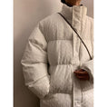 Load image into Gallery viewer, [PPDJ Series] ★Cotton Coat★ 2color Outerwear Winter Coat Unisex Men's Large Size Black White
