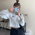 Load image into Gallery viewer, [Clothing SYJ Series] Shirt, Mini Length, Couple Clothes, Cheap, Cute, Long Sleeve, Plain, One Size Fits Most, White
