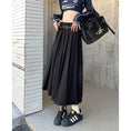 Load image into Gallery viewer, [Shoujo Kaira Series]★Skirt★ 3color Bottoms Pleated Skirt Black Gray Black Gray Slimming Easy to Match SML
