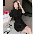 Load image into Gallery viewer, [LINXIAOXIAN series] ★China style dress★ 2color improved cheongsam dress cute short sleeve summer clothes
