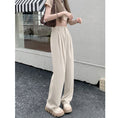 Load image into Gallery viewer, [KEKELI Series]★Casual Pants★ 6color Bottoms Slimming Plain Brown Beige Black Blue Gray Pink
