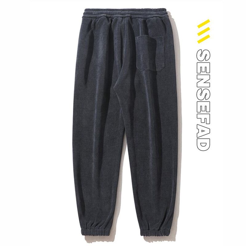 [PAONAN Series]★Pants★ Brushed lining available 2color casual pants, large size, unisex, men's, black, gray