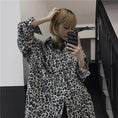 Load image into Gallery viewer, [Mapogo Series] ★Retro Shirt★ Leopard Print Tops Harajuku Style Fashion Easy to Match Couple Clothes
