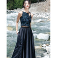 Load image into Gallery viewer, [Big Blue Dragon Series] ★China style tops★ 2color camisole print sexy design easy to match
