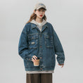 Load image into Gallery viewer, [FKZ Series]★Jacket★ 2color Outer Denim Jacket Unisex Men's Loose Spring Clothes Jeans
