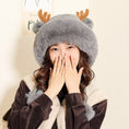 Load image into Gallery viewer, [YISHAN Series] ★ Hat ★ 6 colors selectable Cap Fluffy Deer antler Christmas New Year Thick Warm Cute
