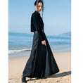 Load image into Gallery viewer, [Big Blue Dragon Series] ★China style outerwear★ Mini length Chinese button Mini length black black Chinese clothing
