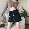 Load image into Gallery viewer, [CHUNUO Series] ★Denim Skirt★ 2color Bottoms Fashion Mini Length Skirt Sexy Cute
