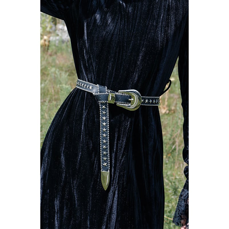 [Koseiryushu Series]★Belt★ Women's Accessories, Small Items, Decorations, Easy to Match, Stars, Metal PU