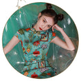 Load image into Gallery viewer, [Sumiyun Kokucho Series] ★Cheongsam dress★ China-style dress, Chinese-style clothes, Chinese clothes, mini length, cute, slimming
