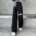 Load image into Gallery viewer, [Queen Series]★Casual Pants★ Pants Bottoms Slimming Black Black SML Easy to match
