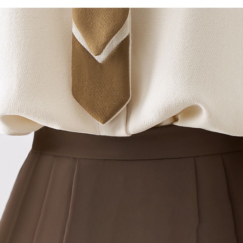 [XIANXIAN Series]★Shirt★ Tops Ladies Commuting Date OL Office Beige Color scheme Easy to match