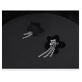 Load image into Gallery viewer, [Ko Qinglong Shu Series] ★China Style Earrings★ Pair Earrings Women's Accessories Flower Black Easy to Match
