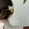 Load image into Gallery viewer, [Liaoyuan Series] ★Chinese style hair ornament★ 1 hairpin, old-fashioned women's accessories, lily of the valley, bell orchid, fringe
