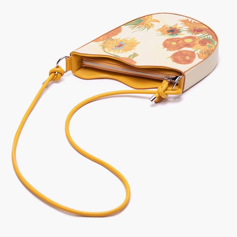 [XIAOZHONG Series]★Bag★ Shoulder bag Sunflower PU Easy to match Date Commuting