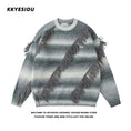 Load image into Gallery viewer, [KKYESIOU Series] ★Sweater★ 3color Tops Unisex Men's Color scheme Yellow Gray Green
