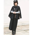 Load image into Gallery viewer, [Kokaisha---Mou Series] ★Chinese-style outerwear★ Cloak, embroidered, fashionable, black, ML, original, slimming
