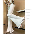 Load image into Gallery viewer, [Furin Series] ★Casual Pants★ 3color Knit Bottoms Casual Pants S M L XL Fringe
