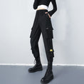 Load image into Gallery viewer, [AZE Series] ★Casual Pants★ Bottoms Trousers Black Black Autumn Clothes Easy to Match Harajuku Style
