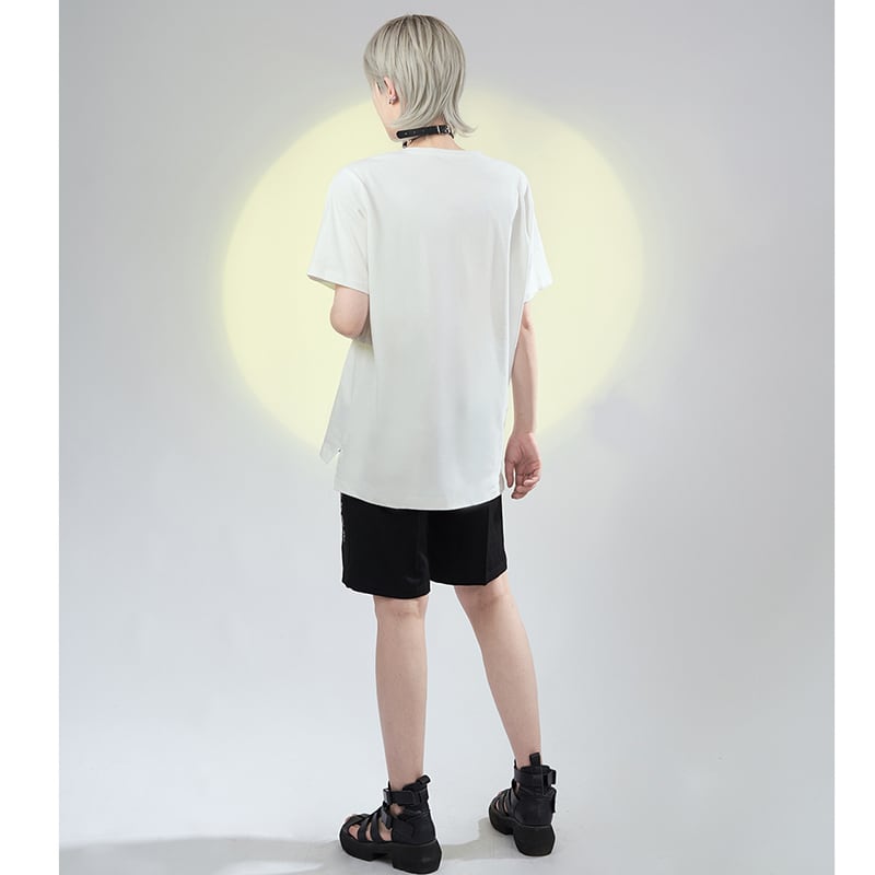 [Kyodo Series]★China style trousers★Bottoms, casual pants, shorts, short length pants, unisex, men's, letter pattern