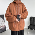 Load image into Gallery viewer, [YOULIN Series]★Jacket★ 3color Unisex Men's Large Size Casual with Hat Black Brown Red
