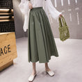 Load image into Gallery viewer, [SSCSW Series]★Skirt★ 4color Bottoms Plain Temperament Enhancement Fashion Commuting Date Green Black Blue Khaki Brown
