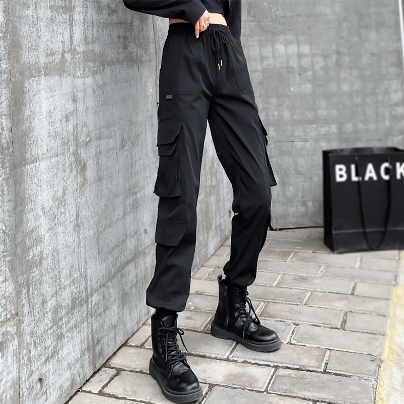 [MEITAO Series] ★Casual Pants★ Bottoms Black Autumn clothes Easy to match, slimming, stylish