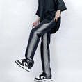 Load image into Gallery viewer, [MGJM Series]★Denim pants★ Bottoms, pants, unisex, men's, retro, easy to match, slimming, black
