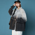 Load image into Gallery viewer, [CHAOMEICHEN Series] ★Jacket★ 2color outer denim jacket unisex men's color scheme blue black
