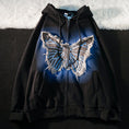 Load image into Gallery viewer, [APWSTUDIO Series] ★Outer★ 3color Parka Butterfly Unique Unisex Men's Cotton Black White Gray
